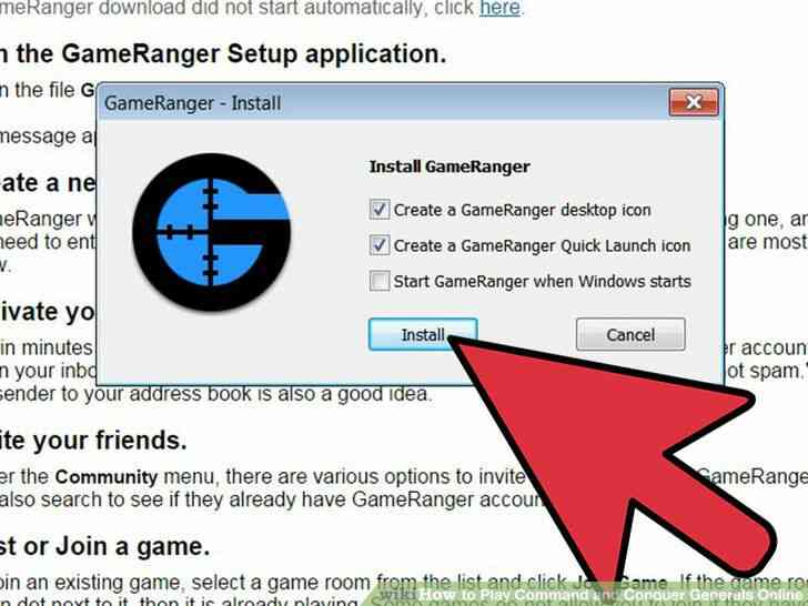 Image intitulée Jouer à Command and Conquer Generals en Ligne de Step 7